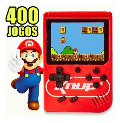 Mini Vídeo Game Portátil 400 Jogos Em 1 - Retrô - Knup